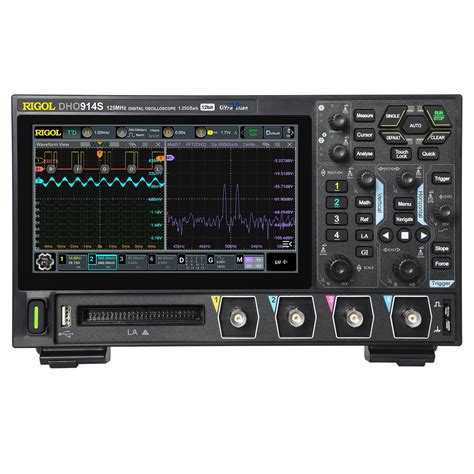 RIGOL DHO914S Digital Storage Oscilloscope 125MHz, 4 Channels, 1.25GSa ...