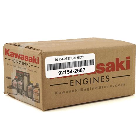 Kawasaki 92154-2687 BOLT 6X12
