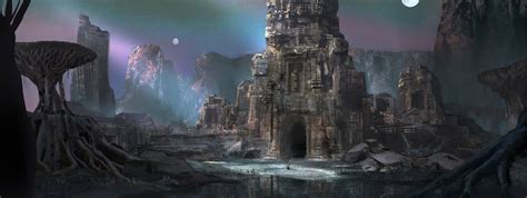 Alien Ruins Concept Art 的图像结果