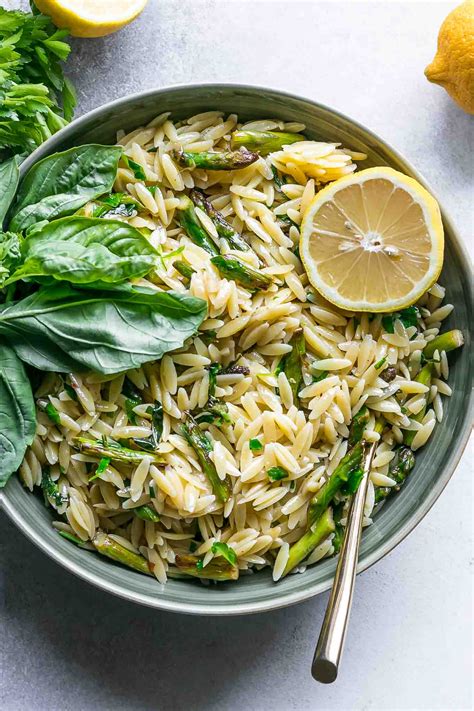 Lemony Asparagus Orzo Pasta ⋆ Super Easy Orzo with Asparagus! | Recipe ...
