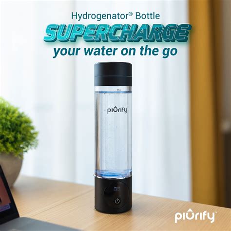 PIURIFY Hydrogenator Bottle® - Black – Piurify