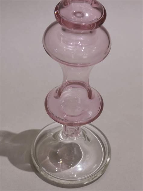 Taper Candle Holders | Vintage glass Taper candle holder - Murano Style ...