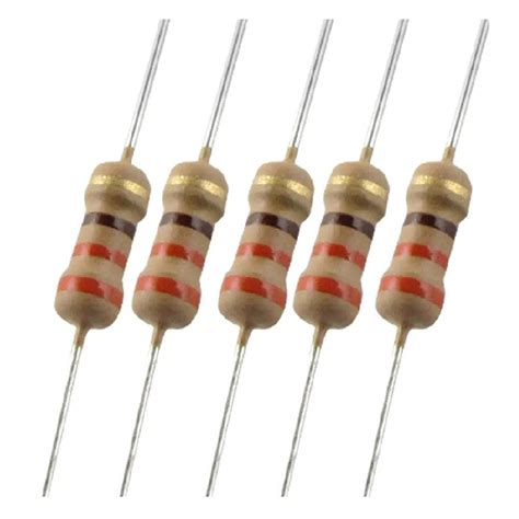 330 Ohm 1/4 Watt Resistors – 5% Tolerance | Pack of 5 | Through-Hole R ...