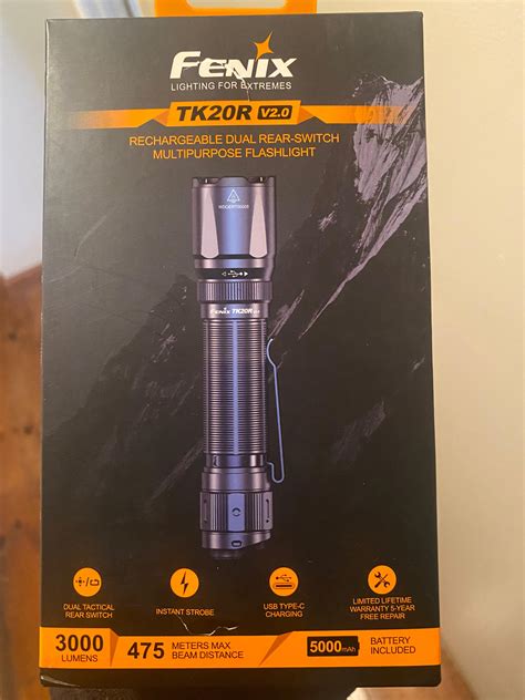 Finally got the Fenix TK20r v2 that I’ve been looking to upgrade to ...
