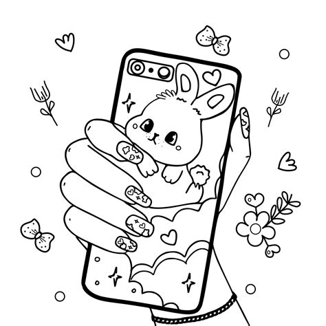 Phone Coloring Pages For Kids Coloring Pages