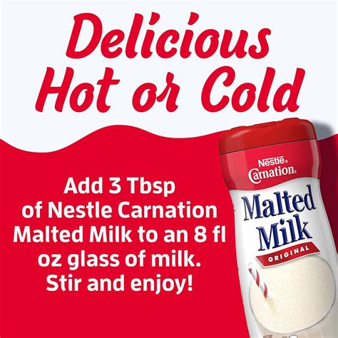 Nestle Carnation Original Malted Milk Powder Mix 13 OZ - 1 Canister ...