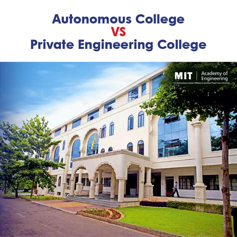 Autonomous College vs. Private Engineering College | MIT AOE