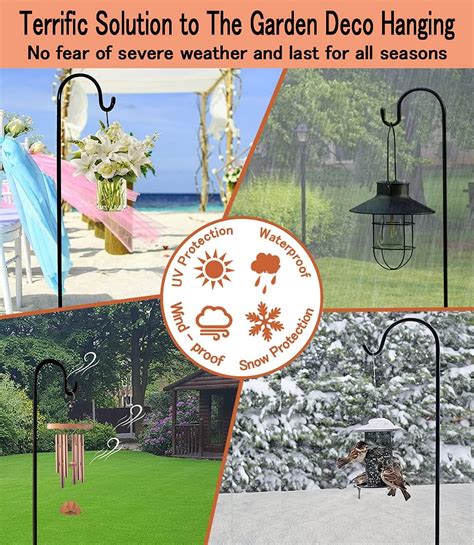 SunniMix Shepherds Hooks, Adjustable Outdoor Shepherd Hook India | Ubuy