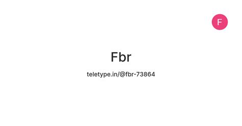 Fbr — Teletype