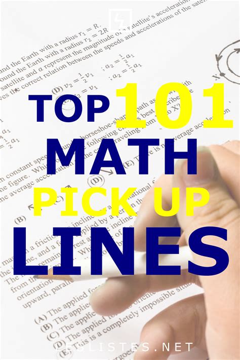 Top 101 math pick up lines that will make you lol les listes – Artofit