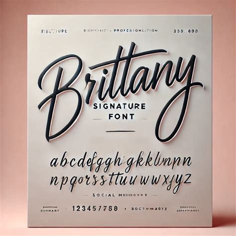 Brittany Signature Font Free Download - Y2K FONTS