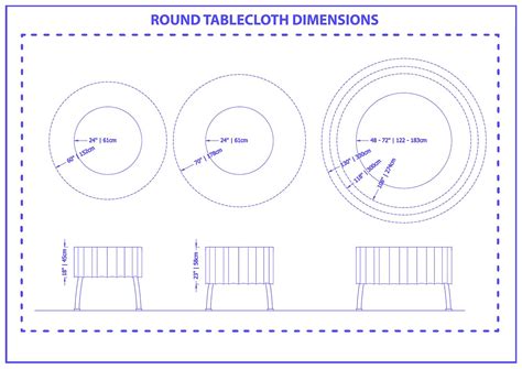 What Are the Tablecloth Sizes (with Drawings)