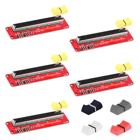 DAOKI 5PCS 10K Logarithmic Slide Potentiometer India | Ubuy