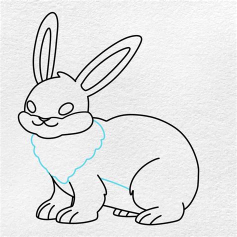 How To Draw A Cartoon Bunny Step By Step For Kids