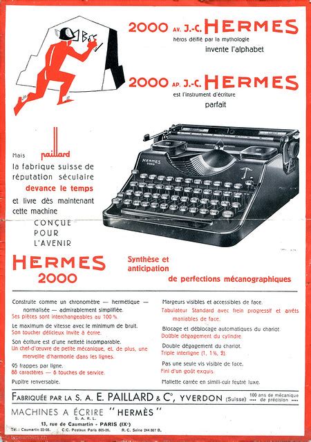 Hermes 2000 typewriter