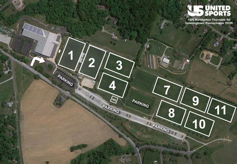 Field Map United Sports Training Center