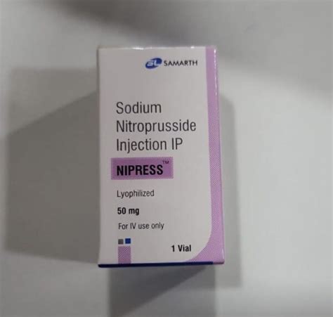 Sodium Nitroprusside Injection - PHARMIKA INDIA PVT LTD.