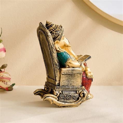 Buy Alpana Ojas Polyresin Ganesha on Rocking Chair Figurine from Home ...