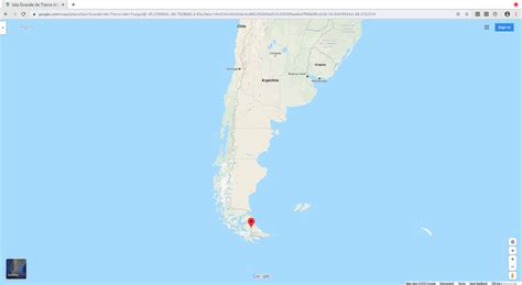 Tierra Del Fuego On Map