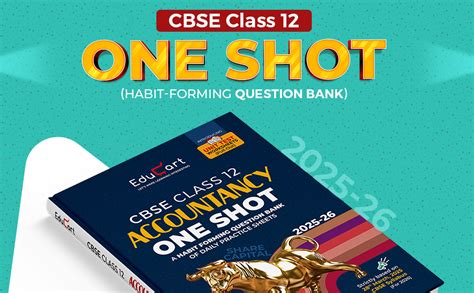 Educart CBSE Class 12 Accountancy One Shot Question Bank 2026 (Includes ...
