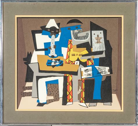 Picasso Three Musicians
