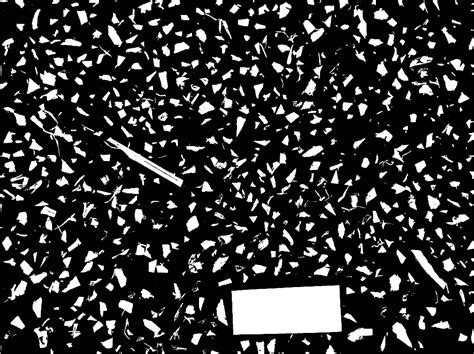 ImageJ Particle Analysis 的图像结果