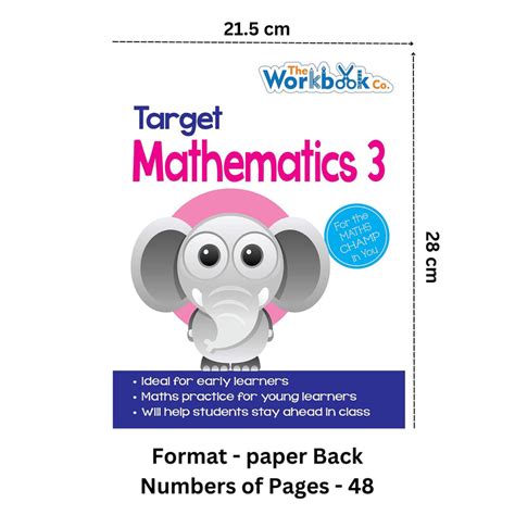 Target Mathematics 3 - Practice book - Paperback — pegasusforkids