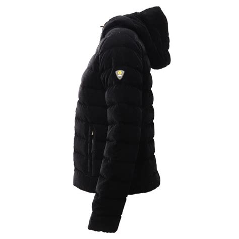 1008AF giubbotto donna CIESSE PIUMINI black velvet down padded jacket women