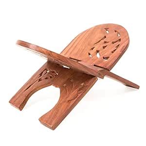 Naayaab Craft Luxury Sheesham Wooden Book Holder | Religious Book ...