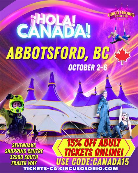Circus In ABBOTSFORD!, SEVENOAKS SHOPPING CENTRE, Abbotsford, 2 October ...