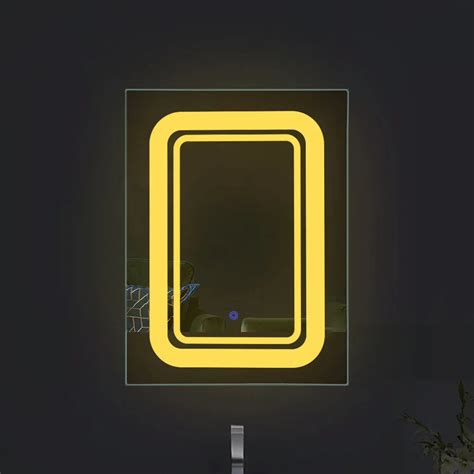 Beautiful LED Mirror - Multi Colour Light - Rectangular – Flair Glass