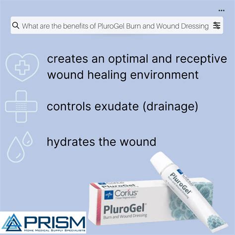 The Benefits of Plurogel Burn and Wound Dressing - Prism Dynamic ...