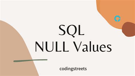 Image result for SQL Where Is Null