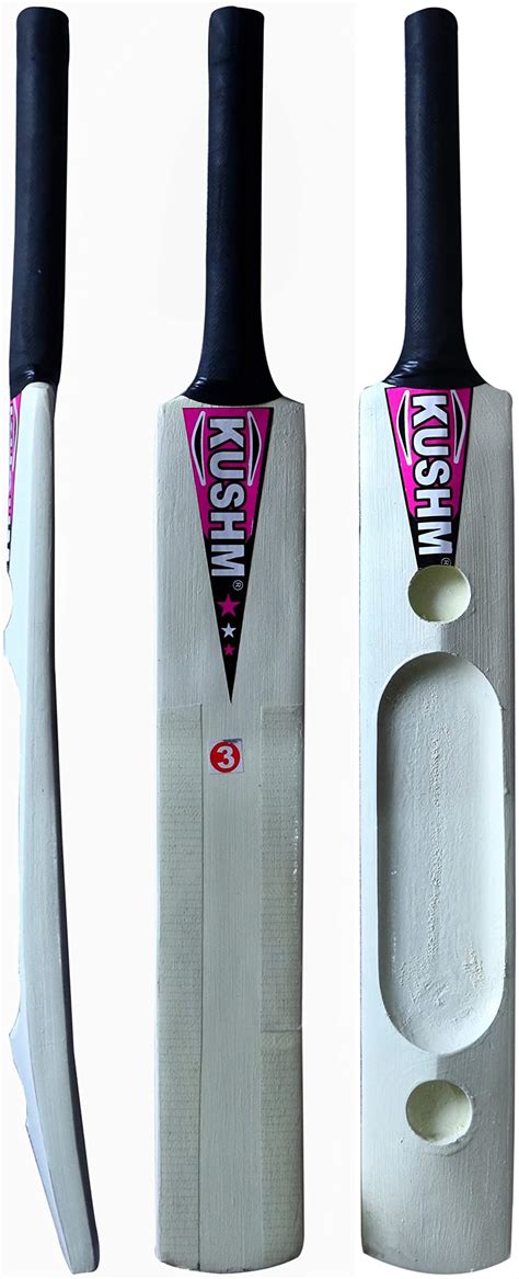 DIPSY Solid Popular Willow Cricket Bat for All Tennis Balls, Wood Bats ...