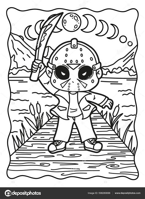 Coloring Pages Horror Creppy Cute Kuwaii Coloring Pages | Made By