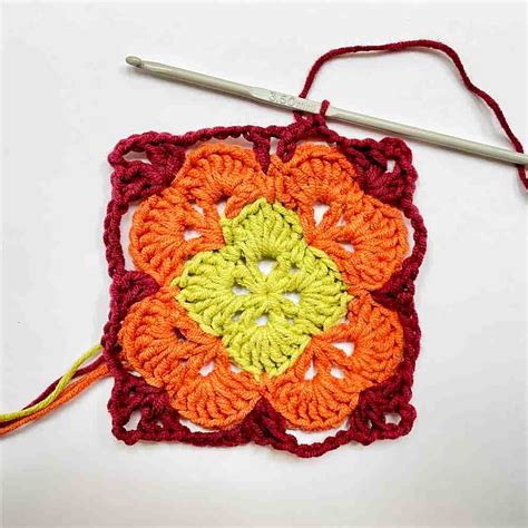 Image result for Shell Granny Square Pattern