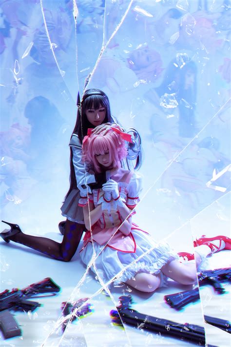 Наш косплей Хомуры и Мадоки / Homura Akemi :: Madoka Kaname :: Mahou Shoujo Madoka Magica ...
