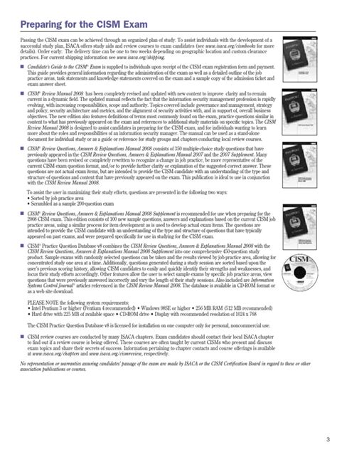 CISM Exam Sample Question 的图像结果
