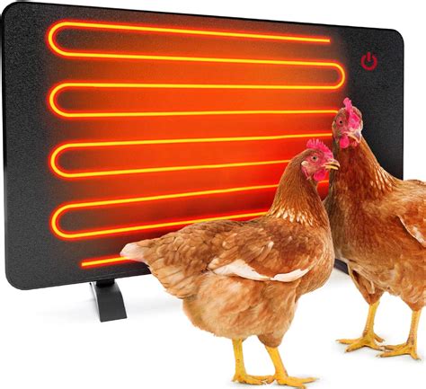 Econohome 150W Safe Chicken Coop Heater, Safer Than Brooder Lamps, ETL ...