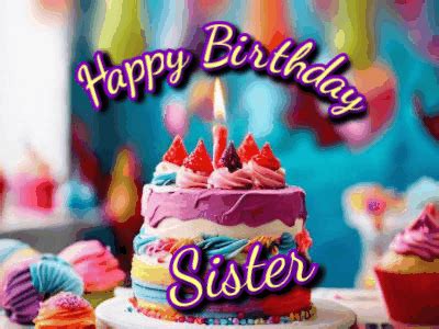 Happy Birthday Sister GIF 24