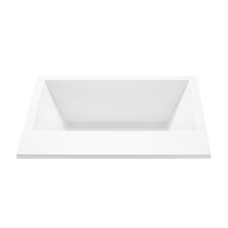 MTI Baths P84-WH-DI Metro 2 61" Drop-In Acrylic Whirlpool Tub with ...