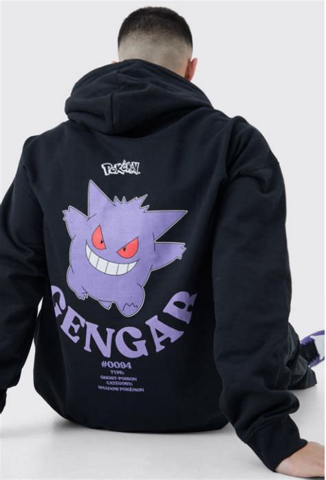 Oversized Pokemon Gengar Hoodie – Kibora