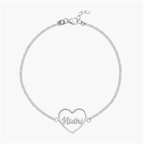 pure silver name bracelet – Ethical silver