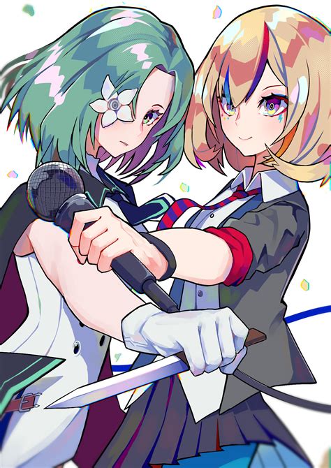 A fanart of arcaea x wacca : r/rhythmgames