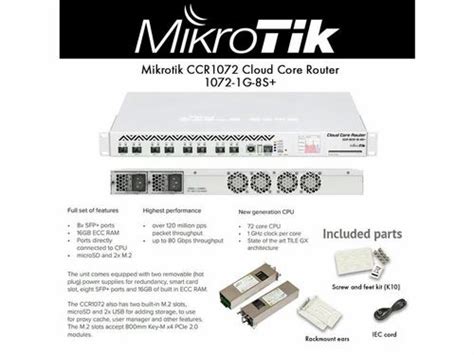 Mikrotik Routers - MIKROTIK CCR ROUTER CCR1072-1G-8S+ Wholesale Trader ...