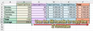 Image result for Fill Handle Excel Copy Formula