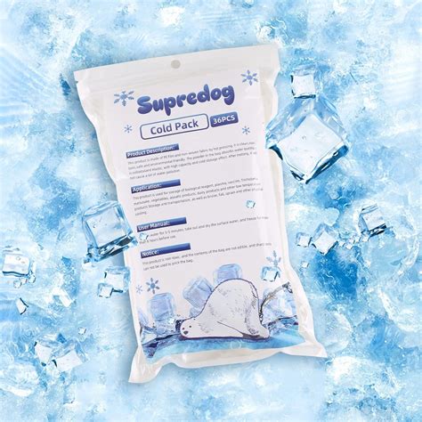 36pc Dry Ice Packs for Shipping - Reusable Cold Shipping Packaging for ...