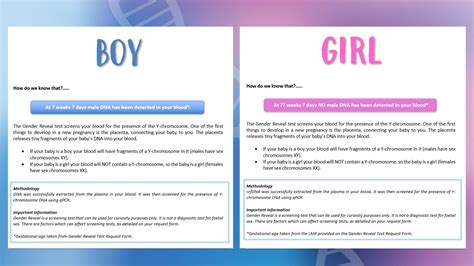 Gender Reveal Test - Is your baby a boy or a girl?