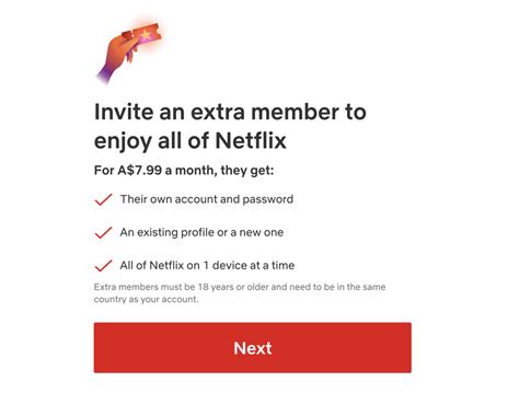 How to add an Extra Member to your Netflix account