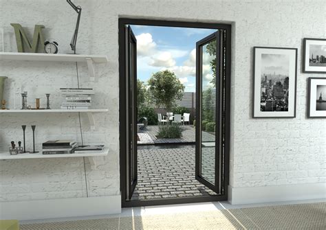 1200mm Part Q Compliant Black Aluminium French Doors at Vivid Doors